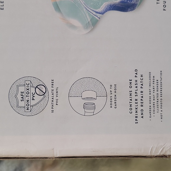 🆕️ Sprinkler Splash Pad Watercoloer Swirl - Picture 6 of 8